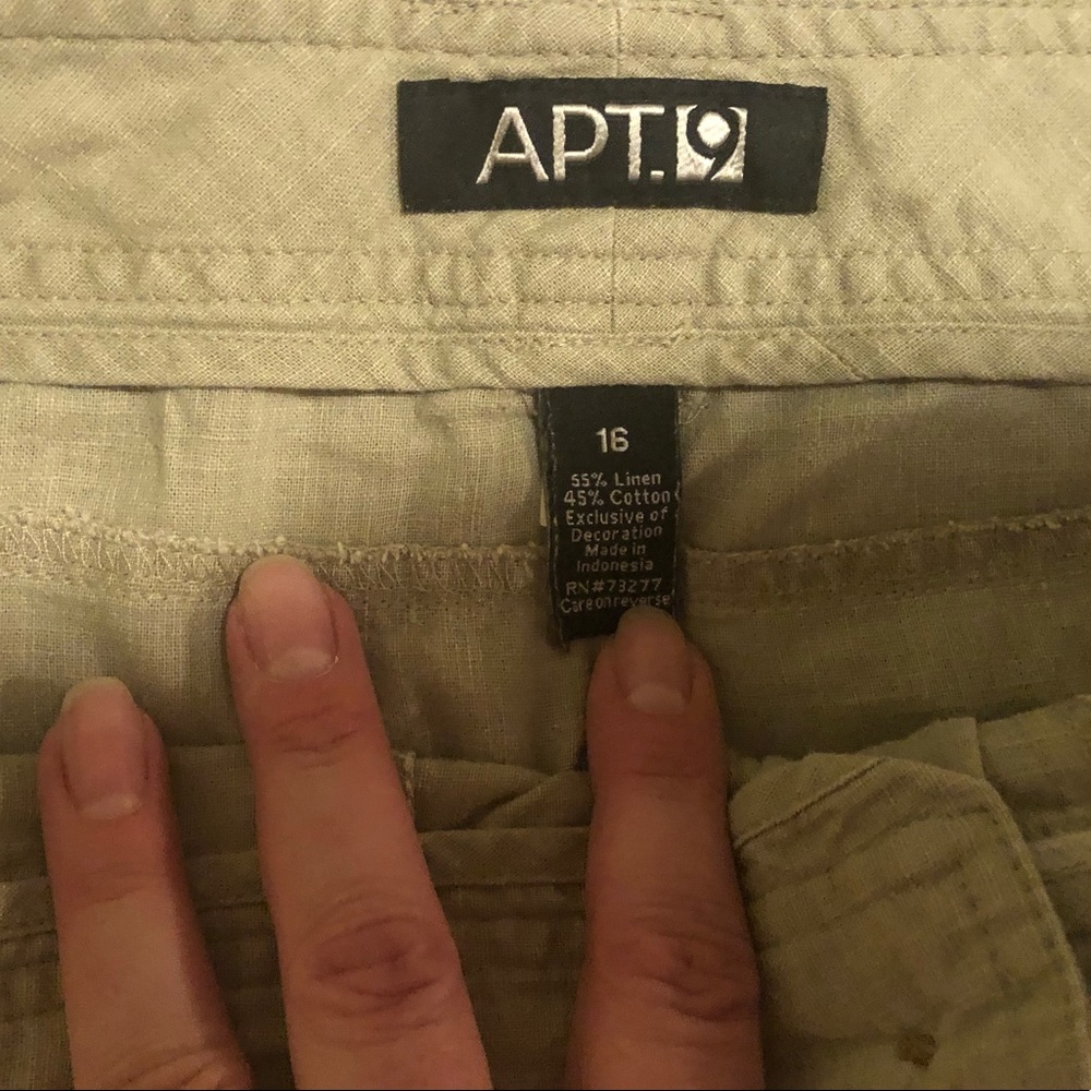 Apt. 9 Linen/Cotten shorts